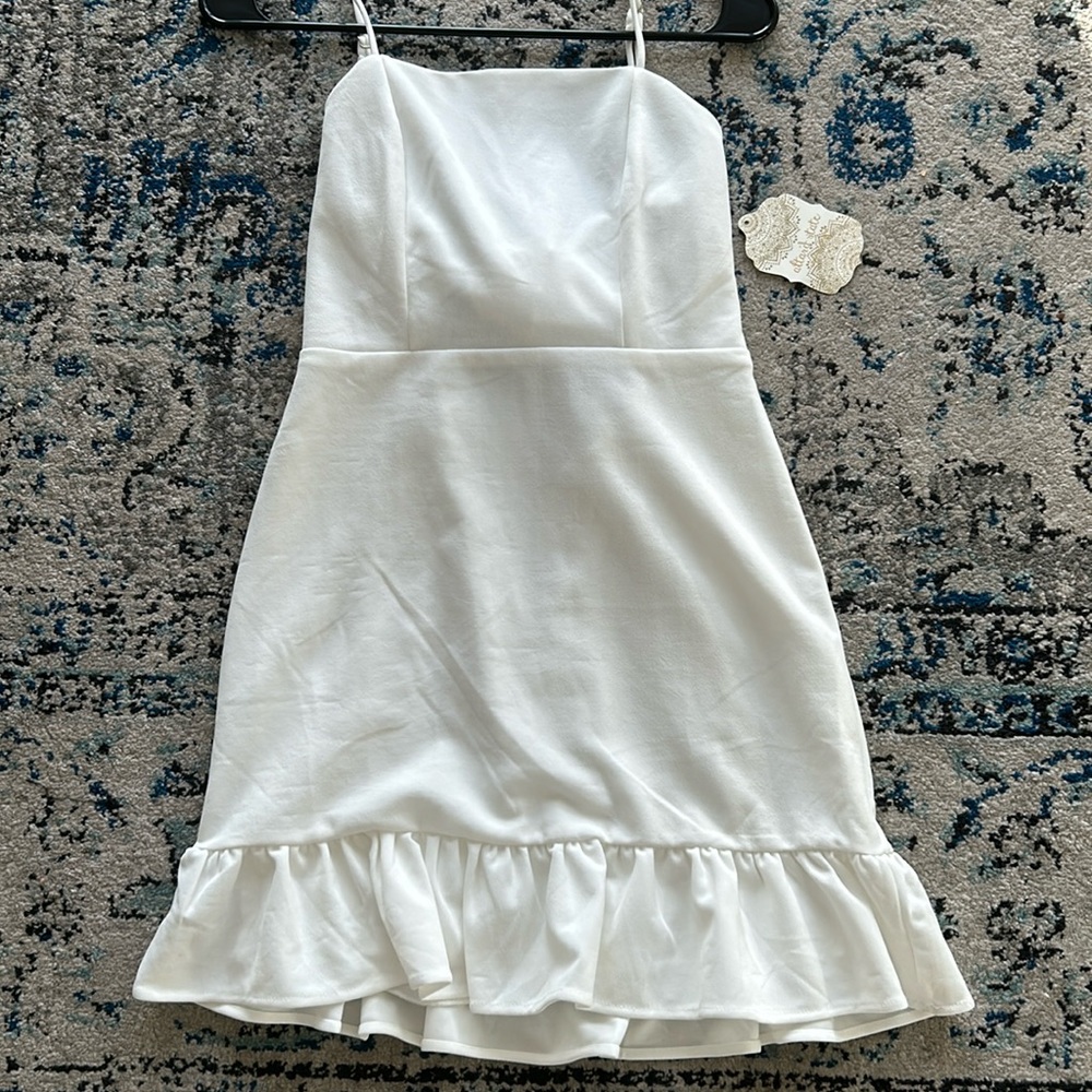 altar’d state white mini dress, size Small